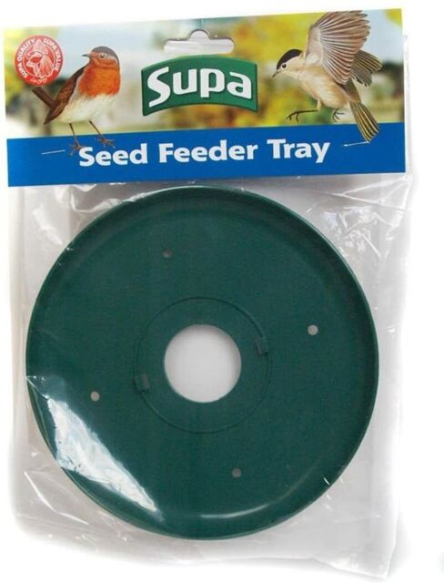 Supa Wild Bird Seed & Peanut Feeder Tray For Overspill & Perch