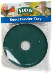 Supa Wild Bird Seed & Peanut Feeder Tray For Overspill & Perch