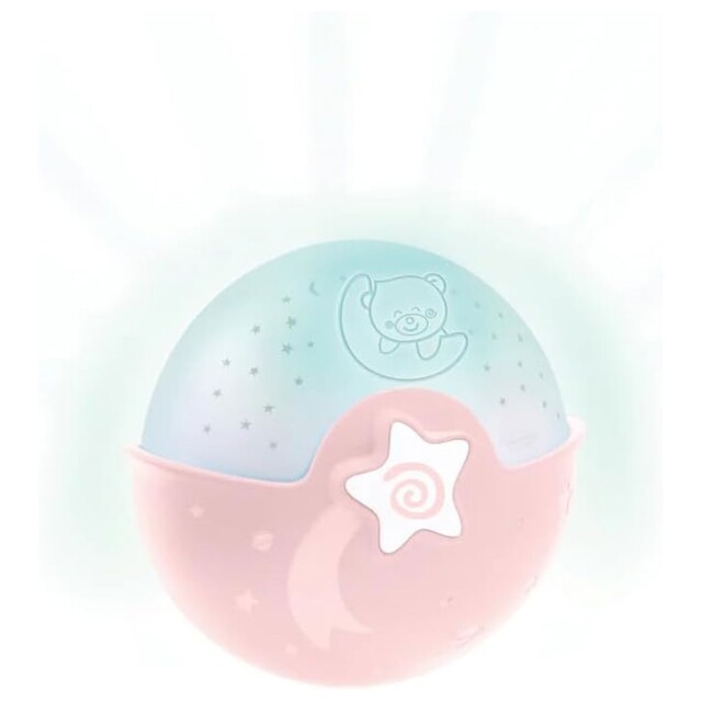 Infantino Baby Night Light Projector Soothing Music Crib Light Pink Uk