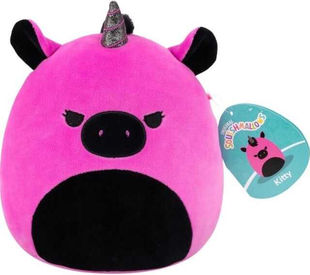 Squishmallows - 7.5'' - Everyday (kitty Dark Pink Unicorn With Angry