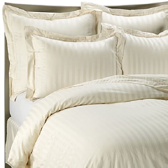 500 Thread Classic Stripe Continental Square 65cm X 65cm Pillow Cases
