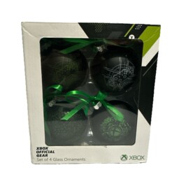 Xbox Official Gear Glass Christmas Tree Baubles - Ornaments Set Of 4
