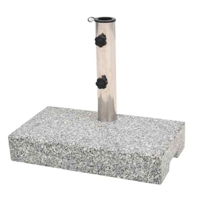 Parasol Base Granite Rectangular 25 Kg Vidaxl