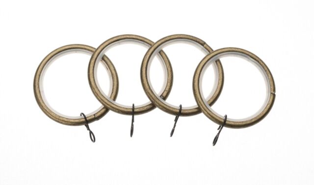 Universal Metal Curtain Rings For 16-19mm Extendable Metal Poles Pack
