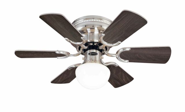 Small Ceiling Fan Light With Pull Cords Mini Fan With Luminaire Petite