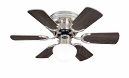 Small Ceiling Fan Light With Pull Cords Mini Fan With Luminaire Petite