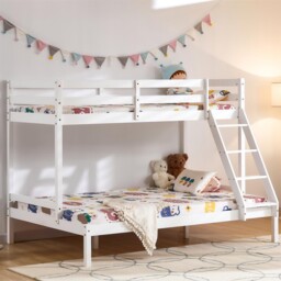 Vida Designs Sydney Bunk Bed Storage Desk Single Double Mattress Kids