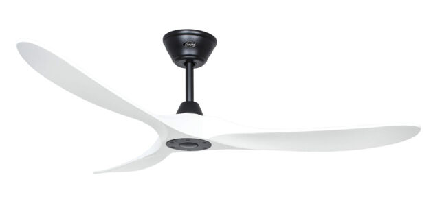 Dc Ceiling Fan With Remote Control Eco Genuino Matt Black & White 152