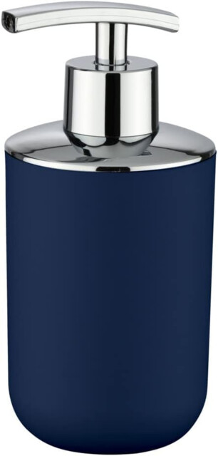 Wenko Brasil Soap Dispenser, Tpe, Dark Blue, 7.3 X 9 X 16.5 Cm