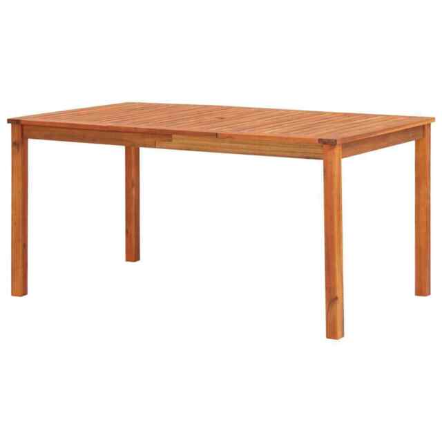 Garden Table 150x90x74 Cm Solid Acacia Wood Vidaxl
