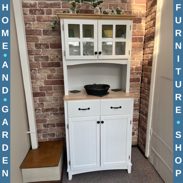 Tall Kitchen Pantry Cupboard Microwave Stand Larder Storage China