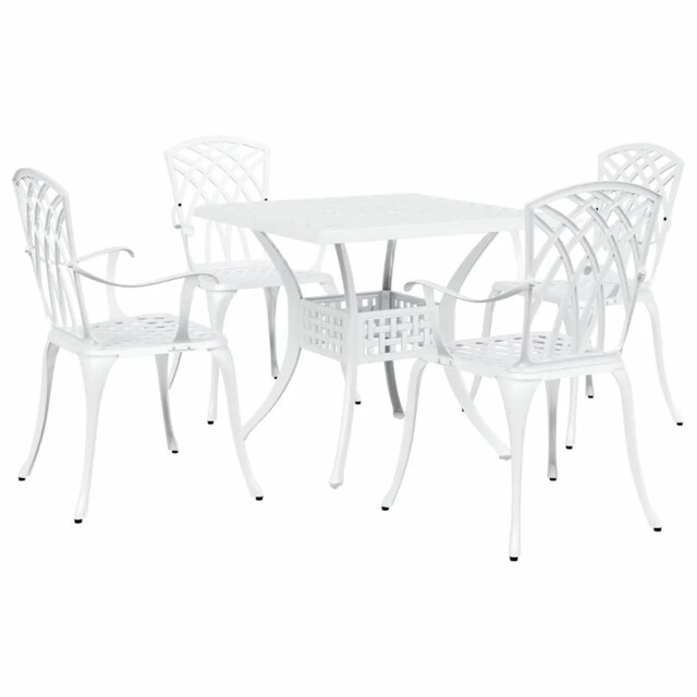 Garden Table Set Cast Aluminium Outdoor Dining Patio Furniture Terrace