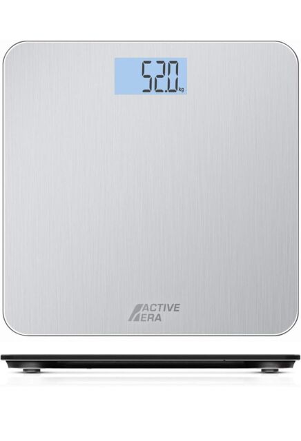Active Era® Ultra Slim Digital Bathroom Scales - Stainless Steel -