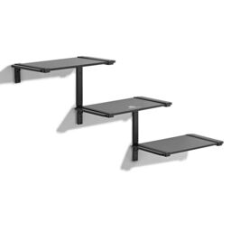 Three-level Modular Shelves Wall Mouting Floating Shelves Storage Max