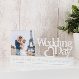Wedding Day Photo Frames - 4x4 Inch Photo
