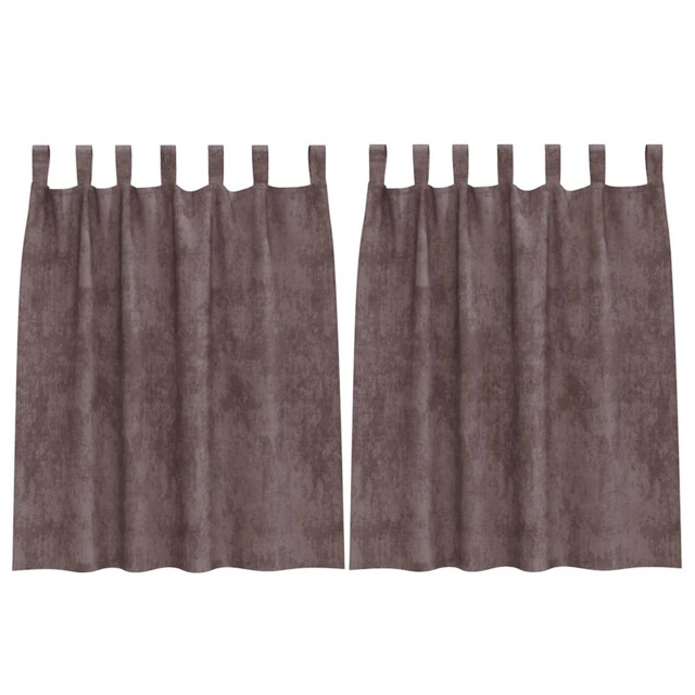 Velvet Curtains With Curtains 2 Pcs Velvet Room Darkening Modern