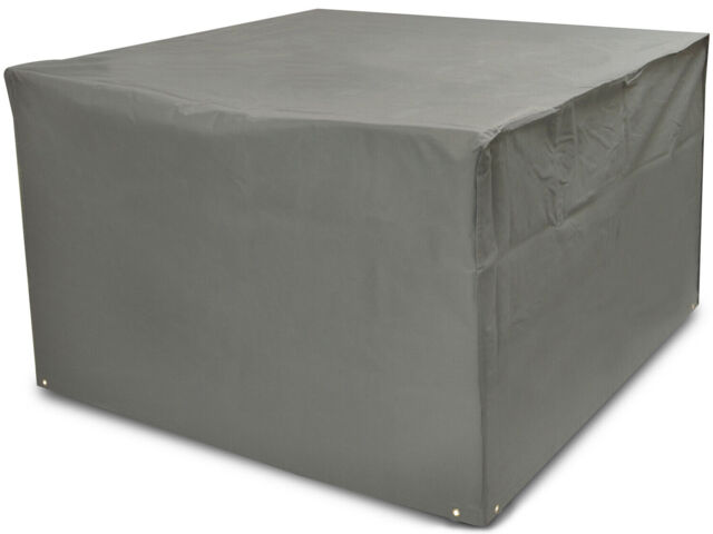 Woodside Heavy Duty Waterproof Garden Rattan Cube Set Cover Grey