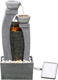 Solar Powered Water Feature, Indoor Or Outdoor Garden Water Fountain,