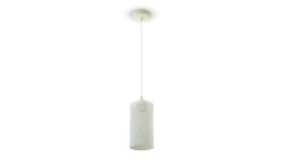Lampa Dekoracyjna Wisząca Klosz Biały Mat Fi:130mm Dł:1300mm E27 Max