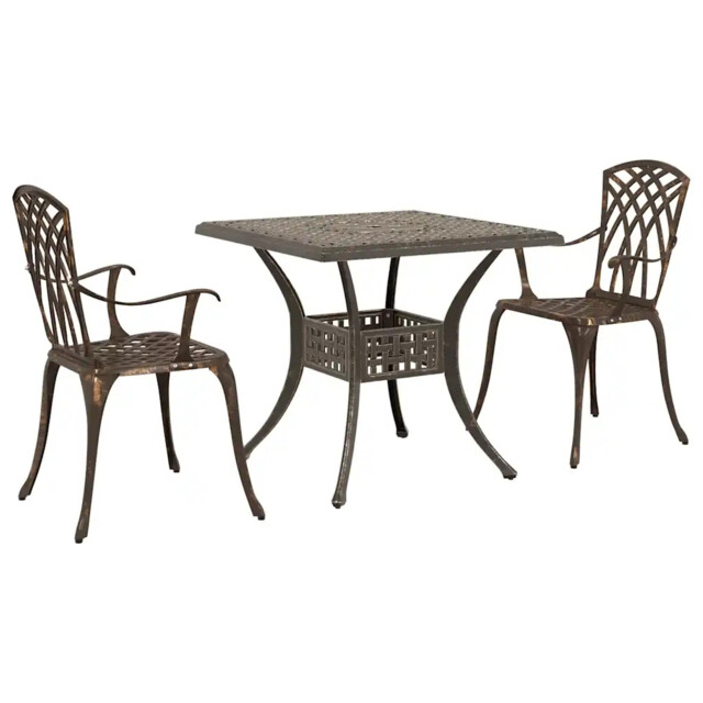 Garden Table Set Cast Aluminium Outdoor Dining Patio Furniture Terrace