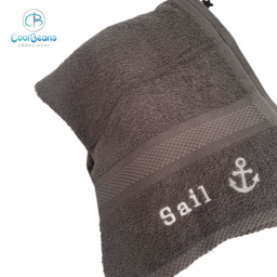 Anchor Towel - Personalised - Flannel / Hand Towel / Bath Towel