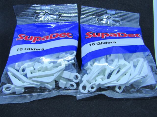 Curtain Rail Glider Hooks 2 Packets Of 10 ( Supadec ) Sdg10 ( K )