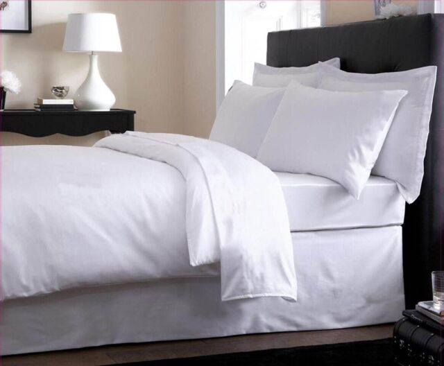 "Egyptian Cotton 800 Thread Count 16"" Extra Deep Fitted Sheet White All"