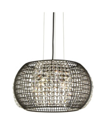 Ceiling Light Black Cage 4 Searchlight 9094-4bk