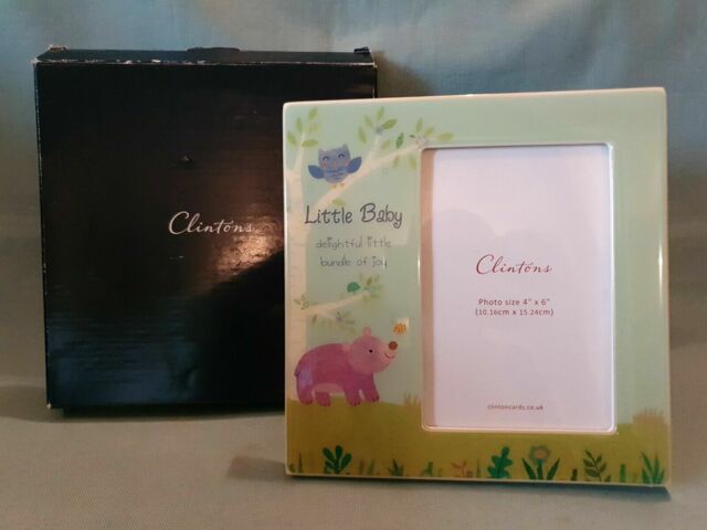 "Clintons Freestanding 'little Baby' Unisex 6""x4"" Picture / Photo Frame"