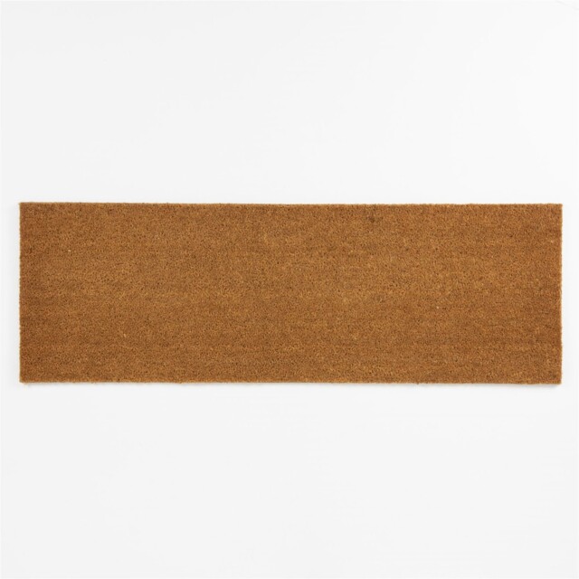 Outdoor Door Mat 40x120cm Heavy Duty Indoor Natural Coir Doormat Pvc