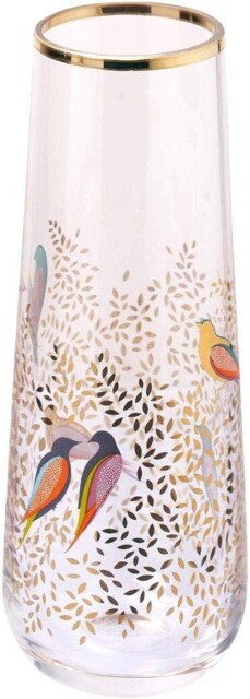 Portmeirion X Sara Miller London Small Glass Flower Vase - Elegant