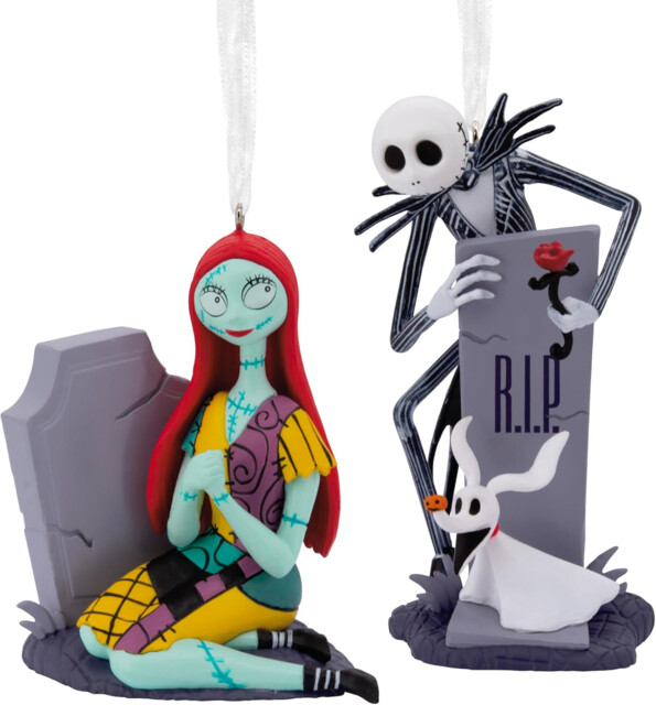 Hallmark Storied Moments, Jack Skellington & Sally Hanging Christmas
