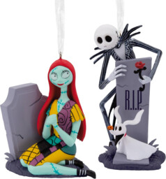 Hallmark Storied Moments, Jack Skellington & Sally Hanging Christmas
