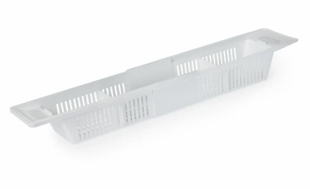 Blue Canyon Extending Bath Rack Caddy White Plastic Children’s
