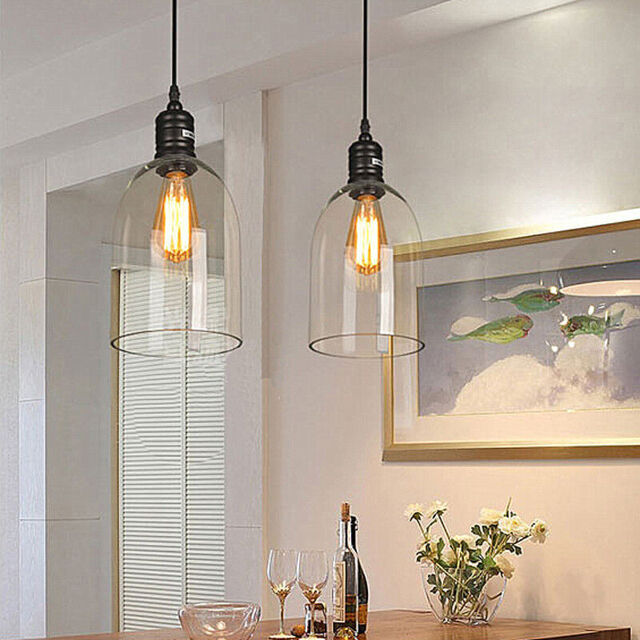 Glass Pendant Light Bar Lamp Kitchen Pendant Lighting Home Modern