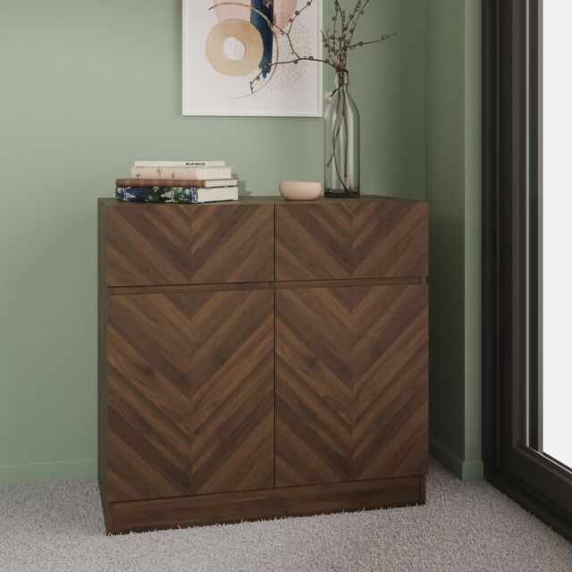 Catania Compact Sideboard Royal Walnut