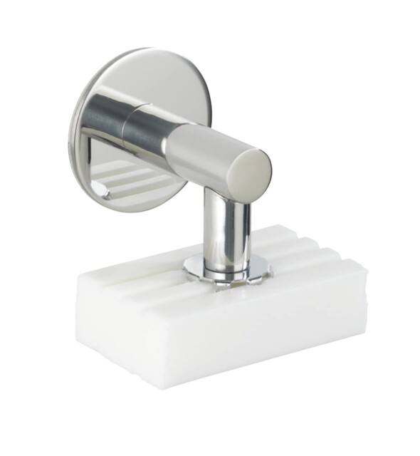 Stainless Steel Shiny Soap Holder With Magnet And Turbo-loc Wall Mount