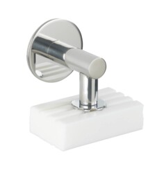 Stainless Steel Shiny Soap Holder With Magnet And Turbo-loc Wall Mount