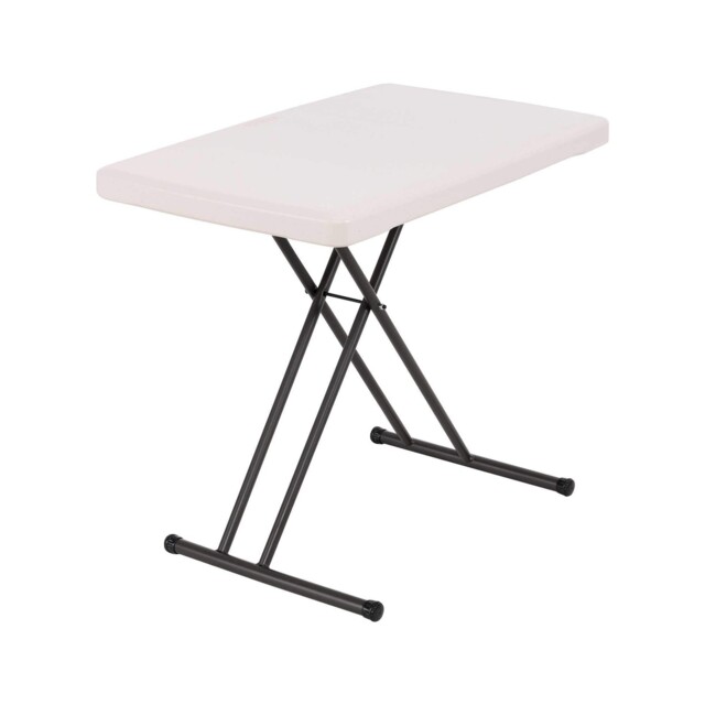Lifetime 30-inch Adjustable Height Personal Table, Almond 30 Inch,