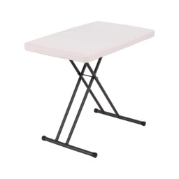 Lifetime 30-inch Adjustable Height Personal Table, Almond 30 Inch,