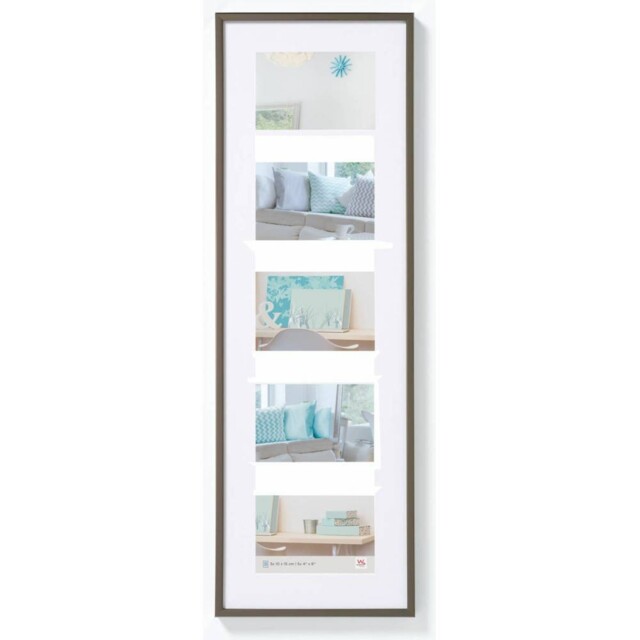 Walther Lifestyle Photo Frame Steel 28x9 Inch - (insert For 5x 6x4