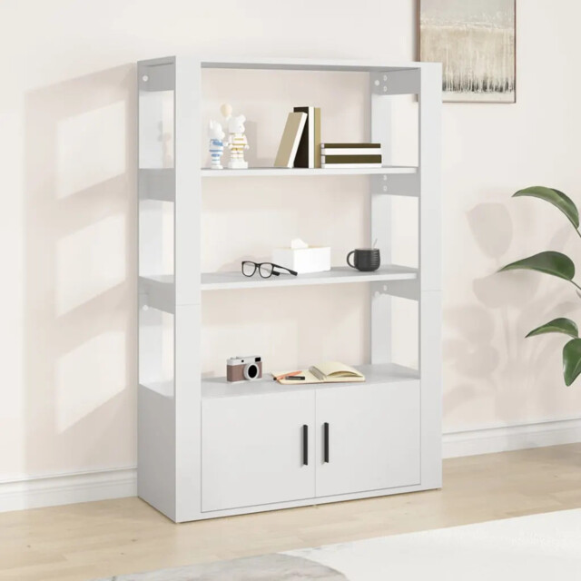 Sideboard White 80x30x119.5 Cm Engineered Wood Vidaxl