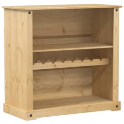 Wine Cabinet Cupboard Sideboard Drinks Solid Wood Pine Vidaxl