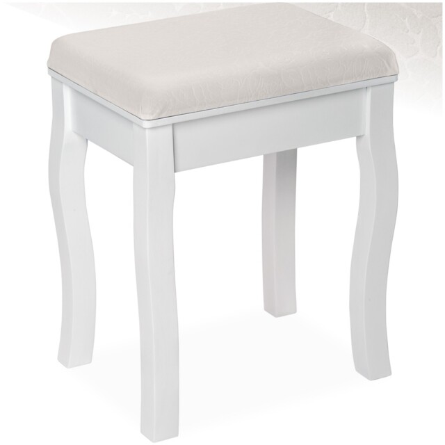 Padded Dressing Table Stool Home Piano Rest Makeup Seat Baroque