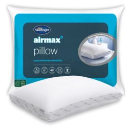 Silentnight Airmax Pillow Cool Breathable Hypoallergenic Side Front