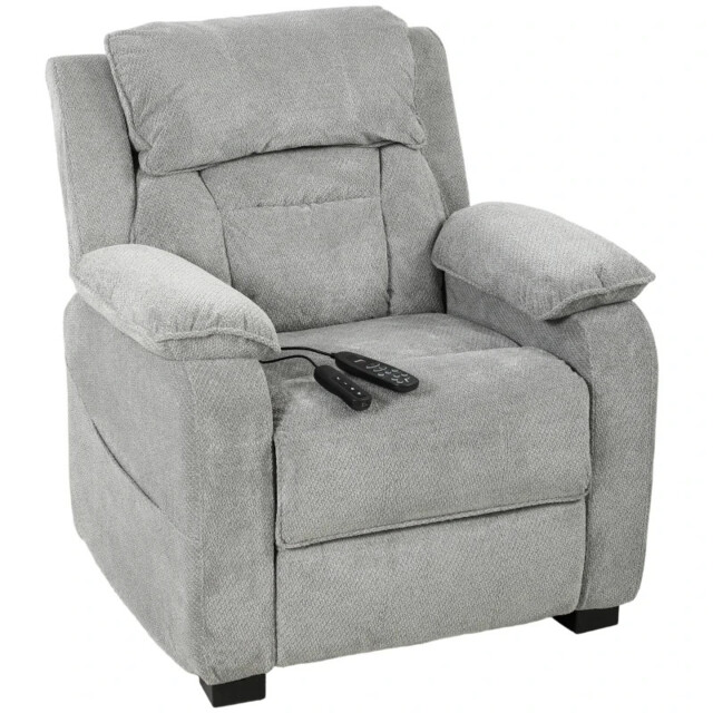 Power Recliner Armchair With Massage & Heat Electric Reclining Chair