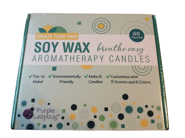 Purple Ladybug Scented Candle Making Kit Foradults Craft Your Own6