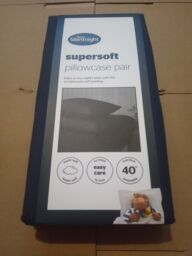 Silentnight Easy Care Pillowcase Pair Of 2 Navy