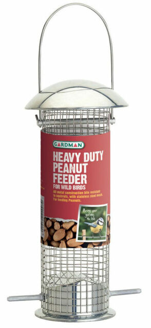 Gardman Cast Aluminium Heavy Duty Peanut Feeder For Wild Birds, Easy