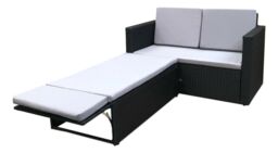 Rattan Outdoor Garden Patio Wicker Furniture Set Sun Bed Sofa 2 Seater